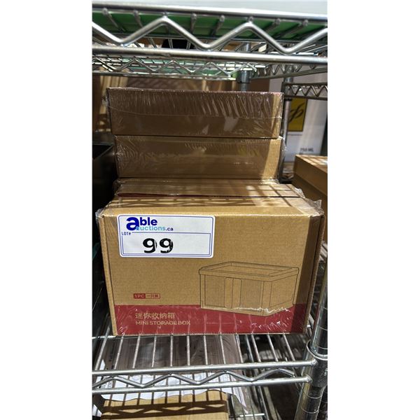 (10) *NEW IN SEALED BOXES* MINI STORAGE BOXES*