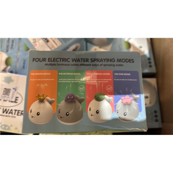 BOX OF *NEW* ELECTRIC WATER SPRAYING BATHTUB TOYS