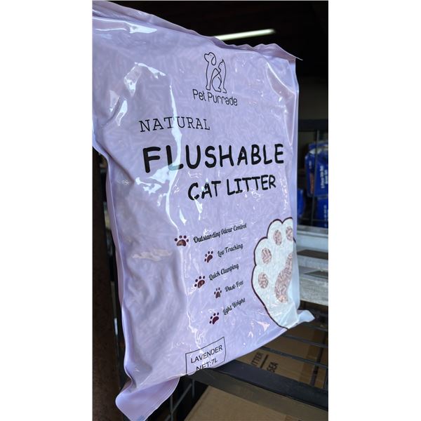 CASE OF PET PURRADE SOYBEAN CURD LAVENDER CAT LITTER