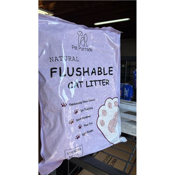 CASE OF PET PURRADE SOYBEAN CURD LAVENDER CAT LITTER