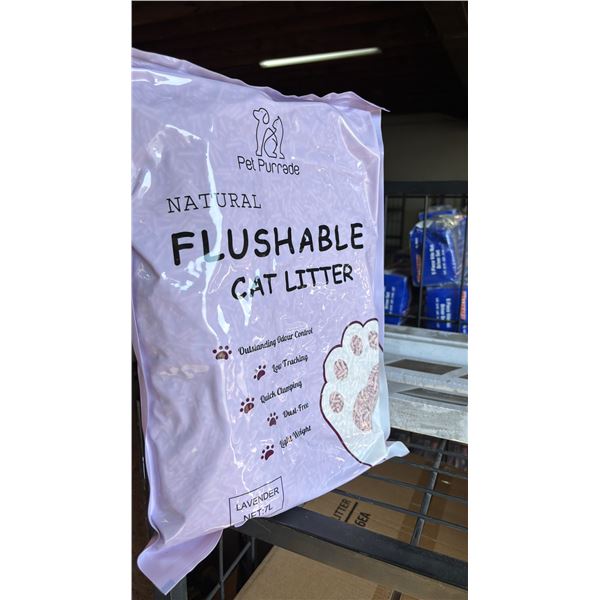 CASE OF PET PURRADE SOYBEAN CURD LAVENDER CAT LITTER