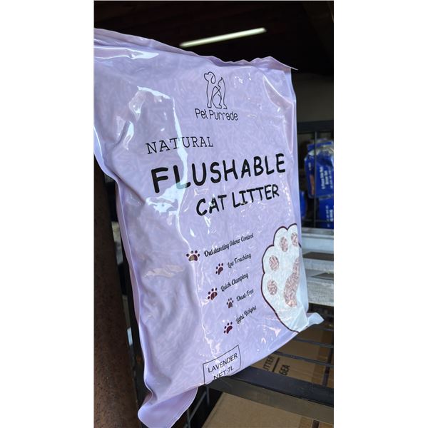CASE OF PET PURRADE SOYBEAN CURD LAVENDER CAT LITTER
