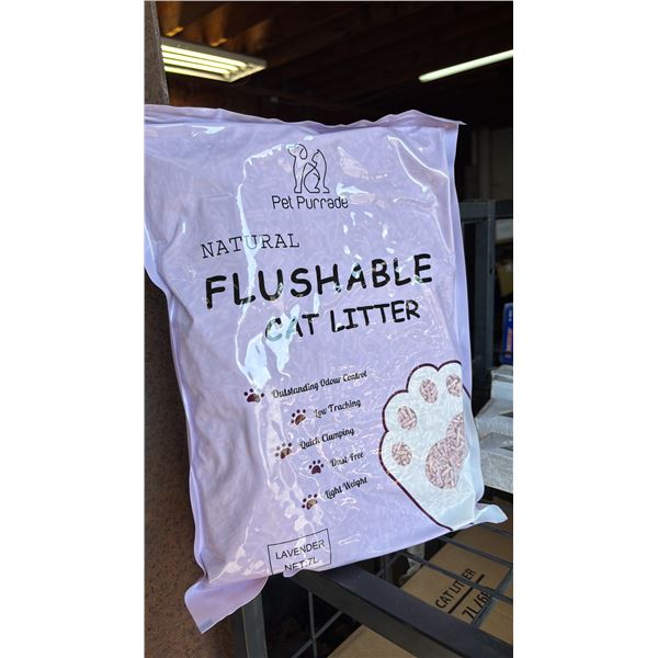 CASE OF PET PURRADE SOYBEAN CURD LAVENDER CAT LITTER