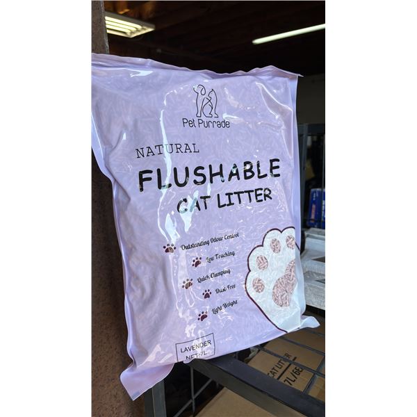CASE OF PET PURRADE SOYBEAN CURD LAVENDER CAT LITTER