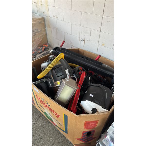 PALLET OF WET/DRY VACS, AIR FRYERS, FANS, SCOOTER & MORE *UNKNOWN WORKING CONDITION/MAY BE MISSING