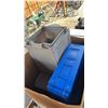 Image 1 : PALLET OF ASSORTED RECYCLE BINS WITH LIDS *MUST TAKE ALL*