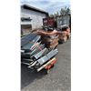 Image 1 : (4) PALLETS OF ASSORTED METAL SHELVING PIECES *MUST TAKE ALL*