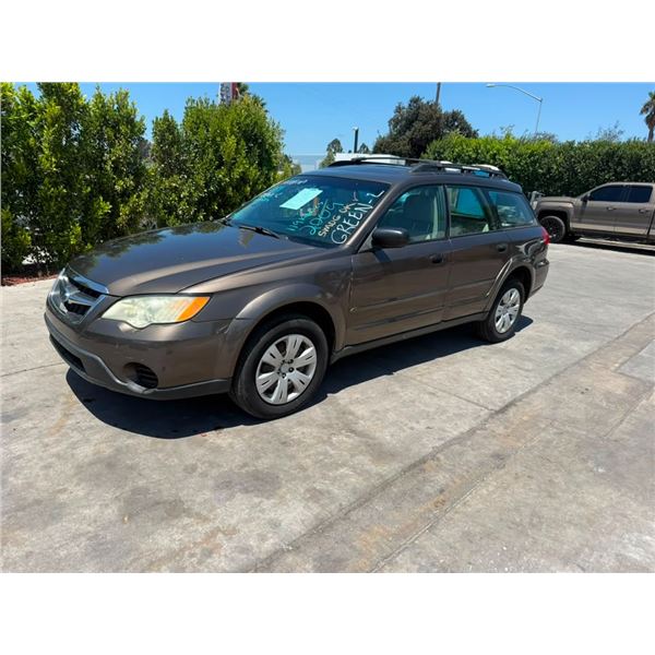 SUBA OUTBACK 2009 O/S-T DON - SMOG