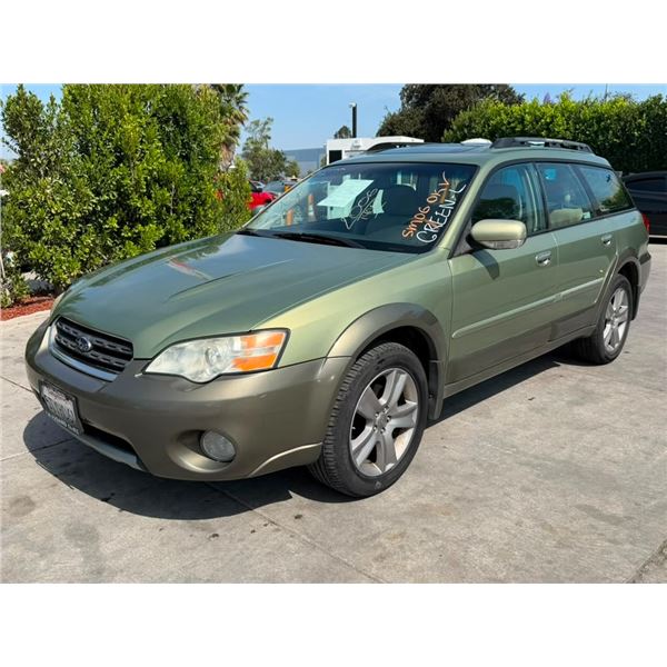 SUBA OUTBACK 2006 APP-DUP-T DON SMOG