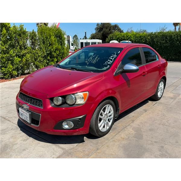 CHEV SONIC 2012 SALV T/DONATION