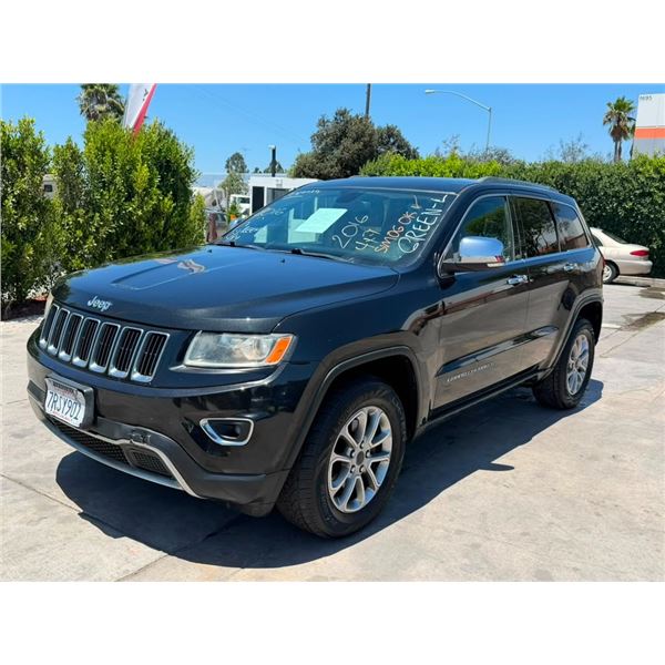 JEEP  GD CHEROKEE 2016 O/S-T SMOG-2 DAYS