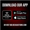 Image 1 : Get the Beck Auctions App Today!
