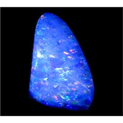 5.38ct Australian Black Opal Doublet Full Fire (GEM-22608B)
