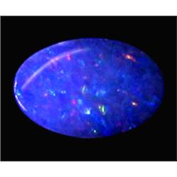 0.97ct Australian Black Opal Doublet Full Fire (GEM-22612A)