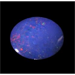 2.91ct Australian Black Opal Doublet Full Fire (GEM-22603C)