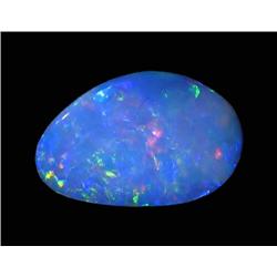 2.56ct Australian Black Opal Doublet Full Fire (GEM-22632B)