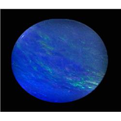 1.58ct Australian Black Opal Doublet Full Fire (GEM-22634A)