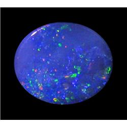2.02ct Australian Black Opal Doublet Full Fire (GEM-23060B)