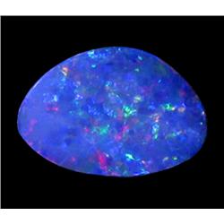 1.52ct Australian Black Opal Doublet Full Fire (GEM-23063B)
