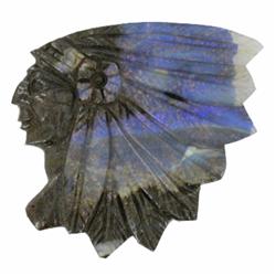 23.4ct Handcarved Rare Australian Boulder Opal Indian (GEM-20897)