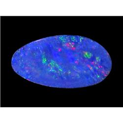 2.34ct Australian Black Opal Doublet Full Fire (GEM-23063C)