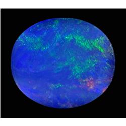 1.87ct Australian Black Opal Doublet Full Fire (GEM-22634C)