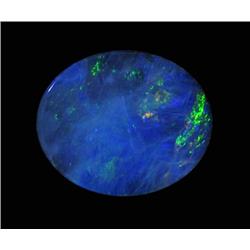 3.11ct Australian Black Opal Doublet Full Fire (GEM-22631A)