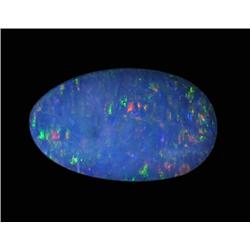 2.07ct Australian Black Opal Doublet Full Fire (GEM-22629D)