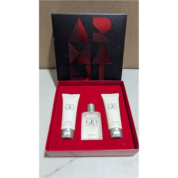 Giorgio Armani Acqua Di Gio Shower Gel, Eau de Toilette, & After-Shave Set
