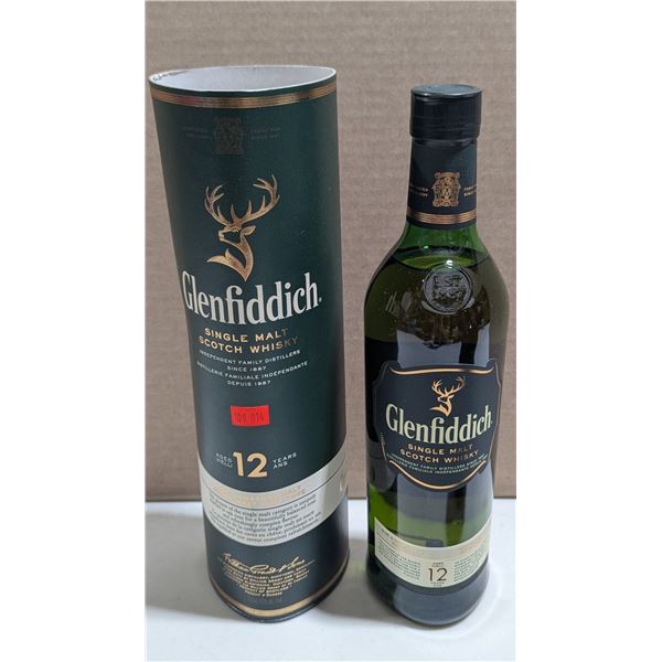 Sealed 750ml Glenfiddich Aged 12 Years Single Malt Scotch Whisky