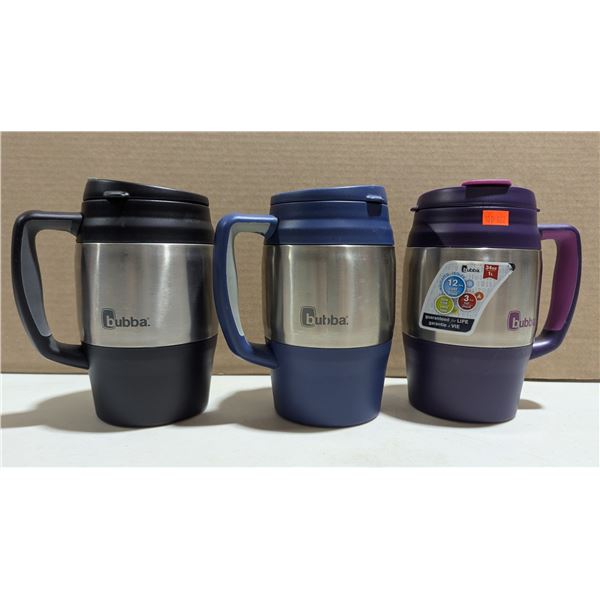 3 Insulated Bubba Travel Mugs