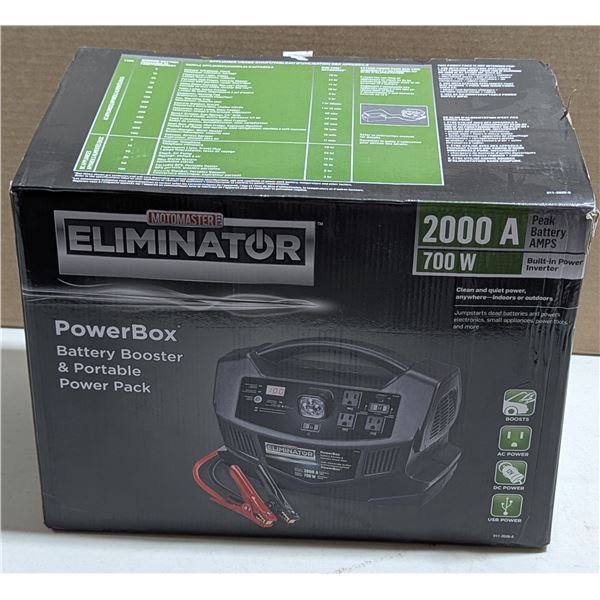 Motomaster Eliminator PowerBox Battery Booster & Portable Power Pack
