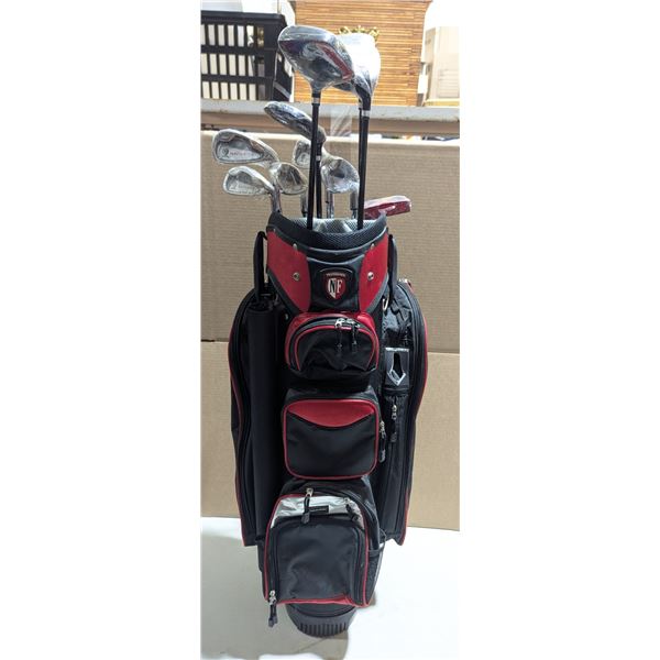Professional NF Golf Bag w/ Assorted Navigator Clubs