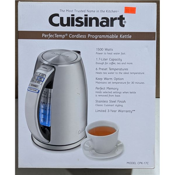 Cuisinart PerfecTemp Cordless Programmable Kettle