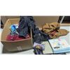 Image 1 : Lot of Assorted Clothing & Table Cloths w/ Levi's, CAT, & More