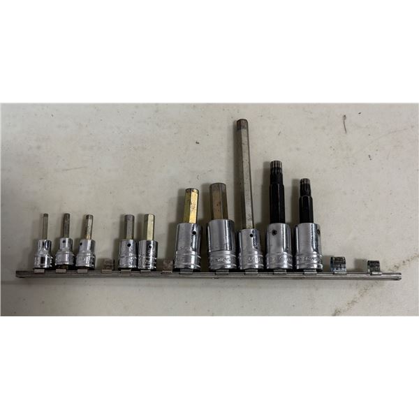 Snap-On Assorted Bit Sockets