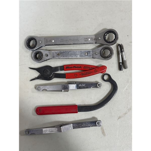 Lot of Blue Point Tools w/ Ratcheting Box End Wrenches