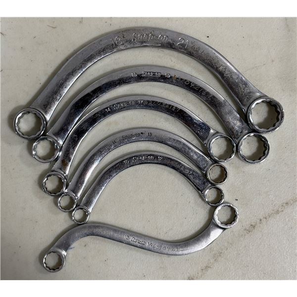 Lot of Snap-On Half-Moon Box Wrenches