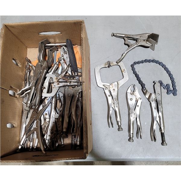 Lot of Assorted Pliers & Clamps