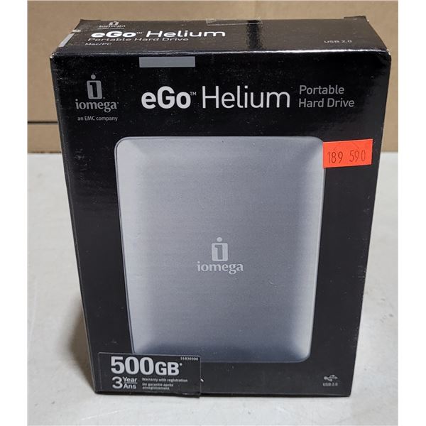 eGo Helium 500GB Portable Hard Drive