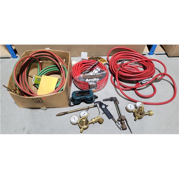 Air Hoses and Valves Lot