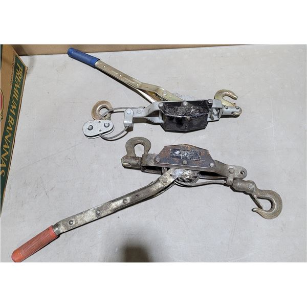 Lever-Operated Cable Pullers