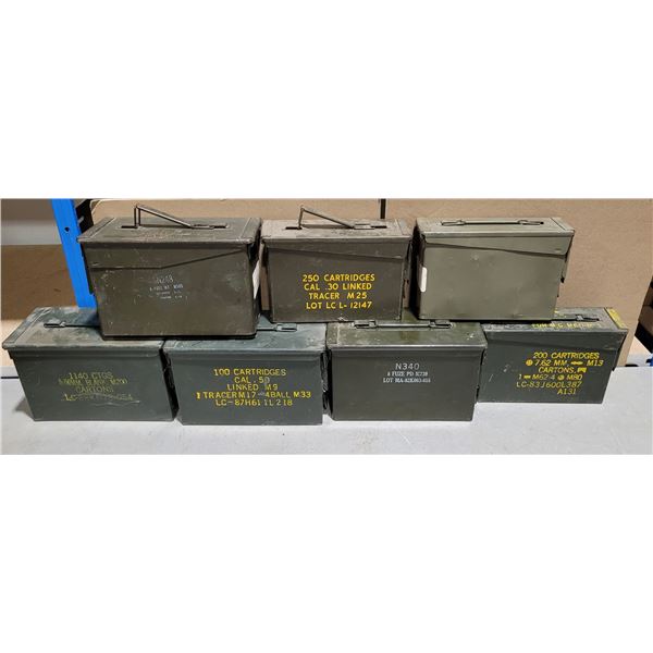 VTG Military Ammo Boxes and Gun Clips