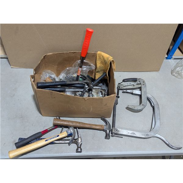 Hammer Lot with Large Clamps
