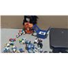 Image 2 : Novelties Lot, HP Laptop, Stuffed animals, Smurf Toys, Fuzzy Handcuffs