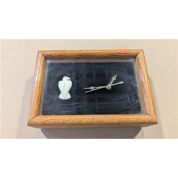VTG Shadow Box Clock Art Piece