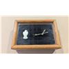 Image 1 : VTG Shadow Box Clock Art Piece