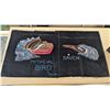 Image 1 : Glen Wade Indigenous Painted Fabric Art Rave and Mythical Bird