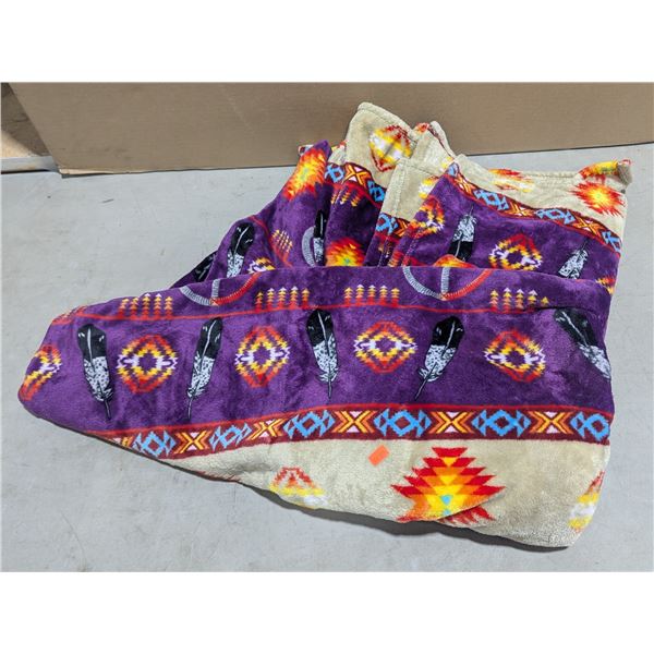 Indigenous Art Styled  Blanket