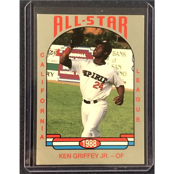 1988 MiLB CALIFORNIA LEAGUE ALL STAR GAME TEAM SET (KEN GRIFFEY JR. - HOF)
